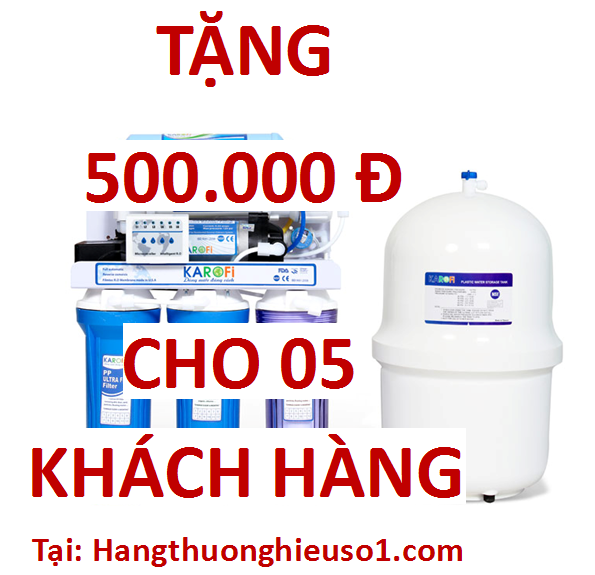 Quà tặng tri ân khách hàng khi mua máy lọc nước Karofi