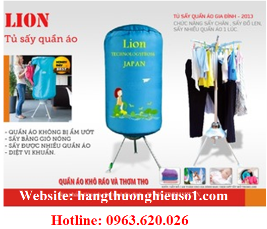 Máy sấy, tủ sấy quần áo Lion