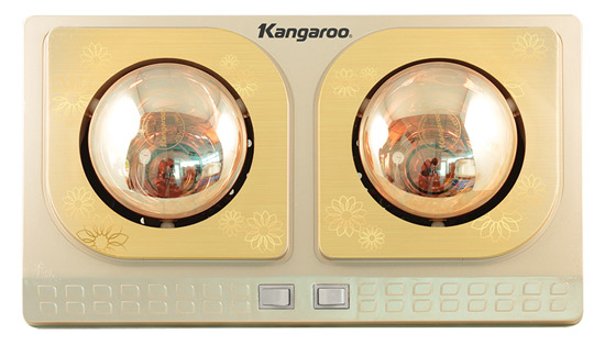 Đèn sưởi nhà tắm Kangaroo 2 bóng (KG248)